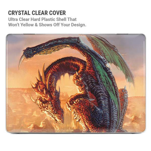 Bravery Misplaced Dragon and Knight by Ed Beard Jr MacBook Air 15in (2023-2025) Case plus Skin